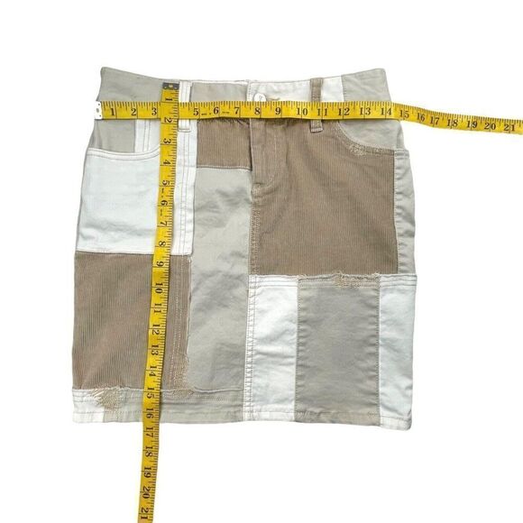 Anthropologie Pilcro And The Letterpress Corduroy Patchwork Skirt - Picture 8 of 10